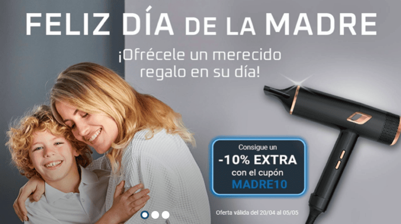 códigos descuentos día de la madre