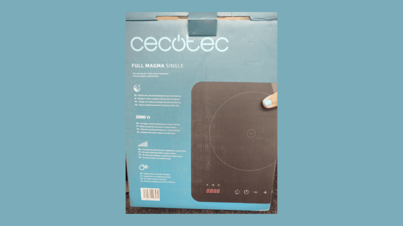 Opiniones placa de inducción Full Magma Single de Cecotec