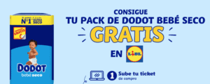 Gratis pañales Dodot Bebé Seco en Lidl