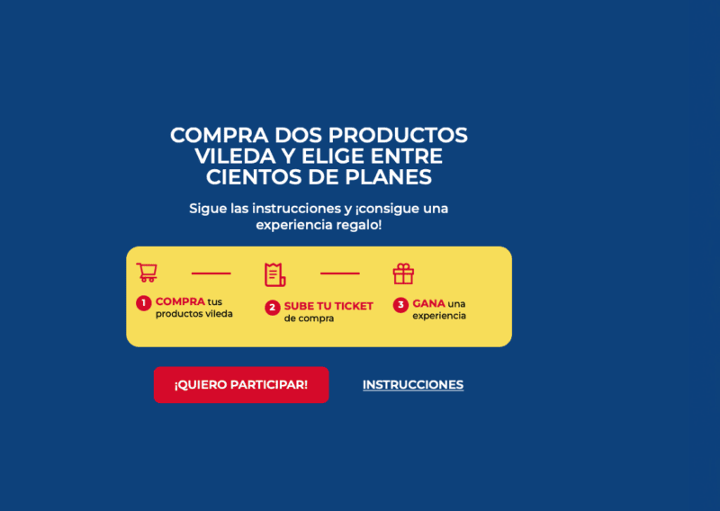 Vileda te regala una experiencia
