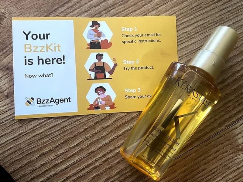 Muestras gratis con BzzAgent
