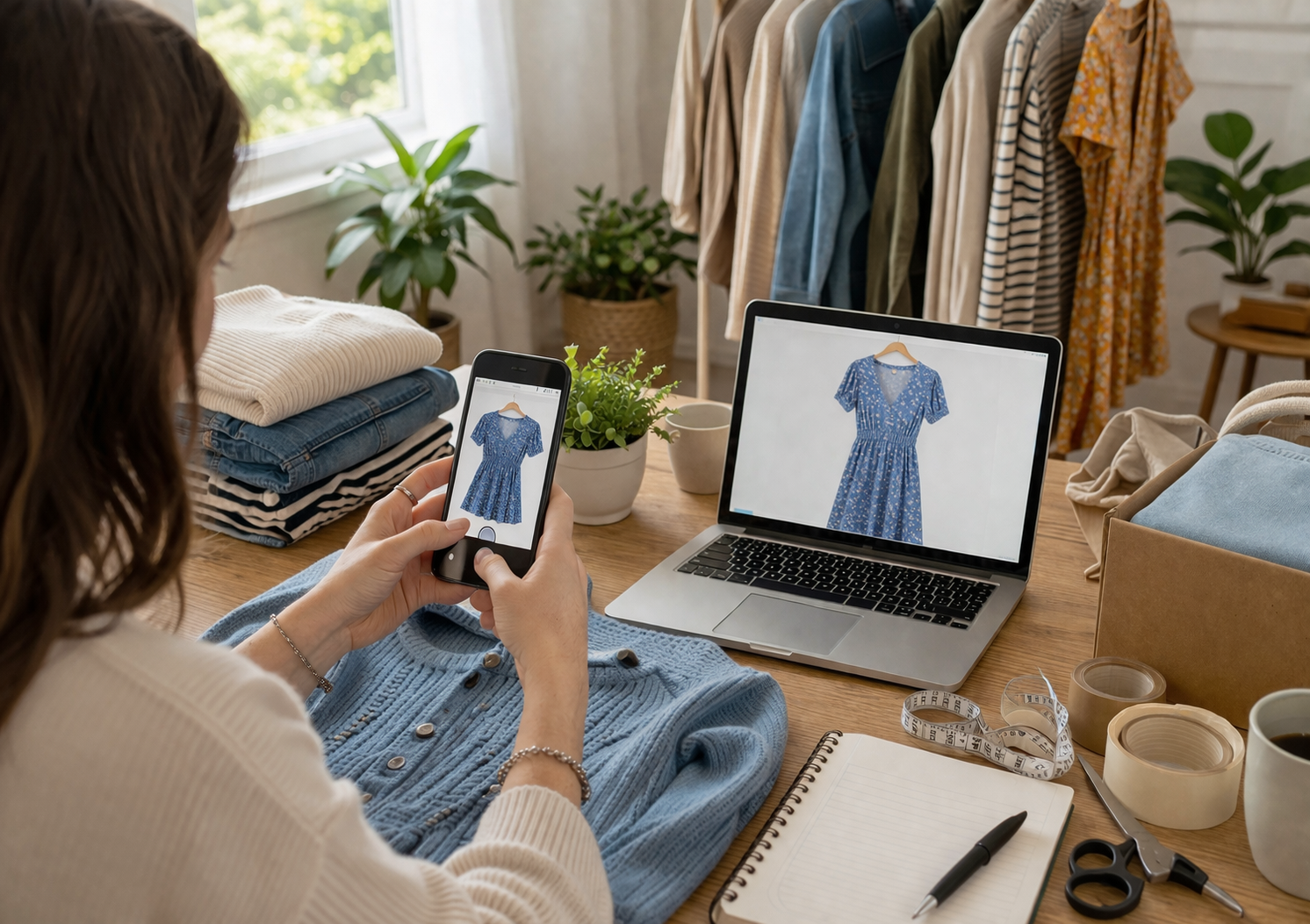 Cómo hacer fotos para vender en Wallapop y Vinted desde casa