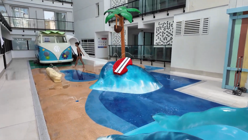 zona piscina ninos villa espana2