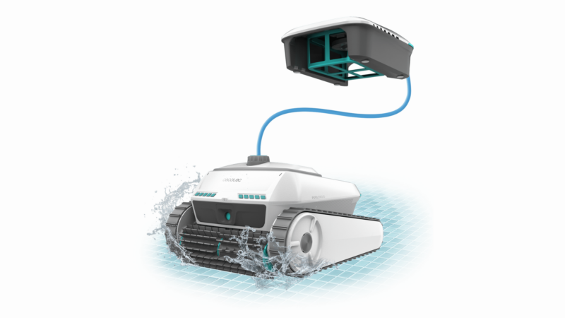 Opinión Conga Pooldroid 10000 TotalClean AquaSkater: el robot limpiapiscinas de Cecotec que también limpia la superficie