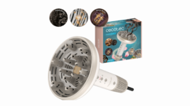 Secador con difusor XXL Cecotec DryWave Nébula Champagne